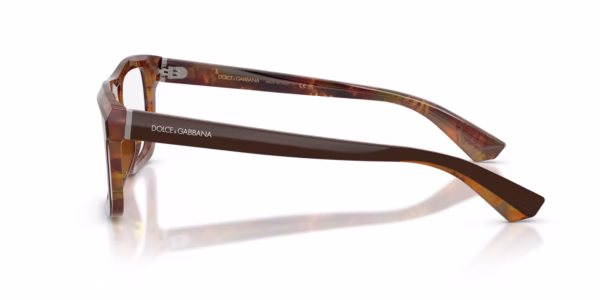 Dolce & Gabbana DG3430 3456 - Top Brown / Pearl Gold & Brown