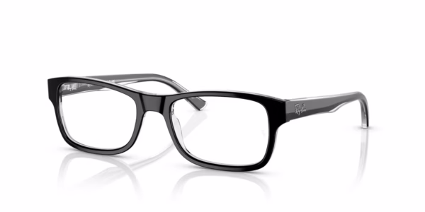 Ray-Ban RX5268 2034 - Black on Transparent