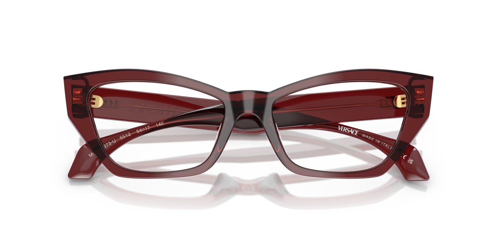 Versace Ve3373U 10 Versace VE3373U 5512 - Transparent Bordeaux