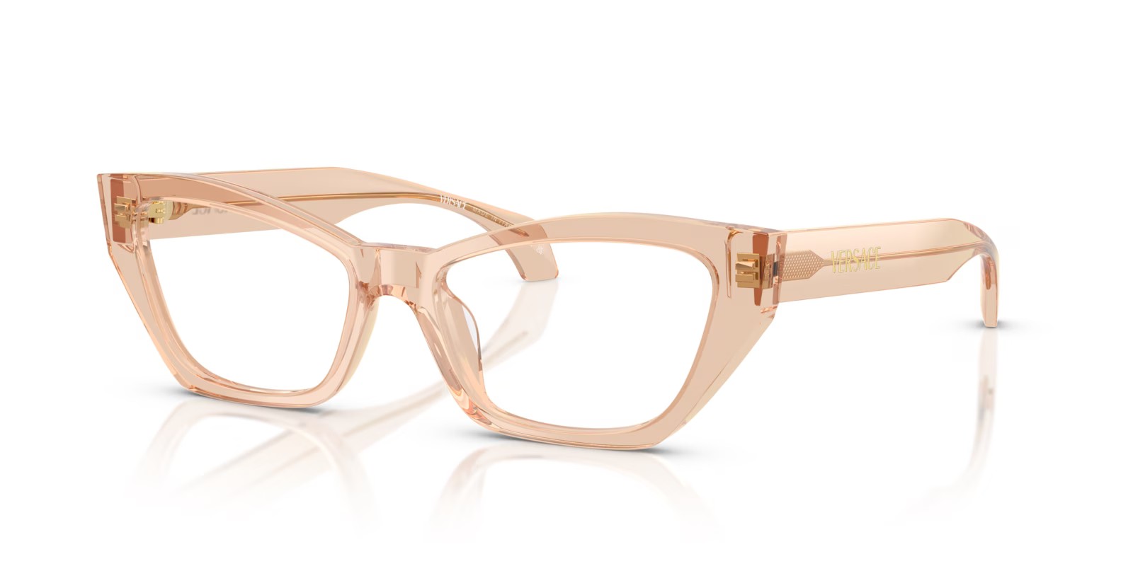 Versace Ve3373U 2 Versace VE3373U 5518 - Transparent Light Brown
