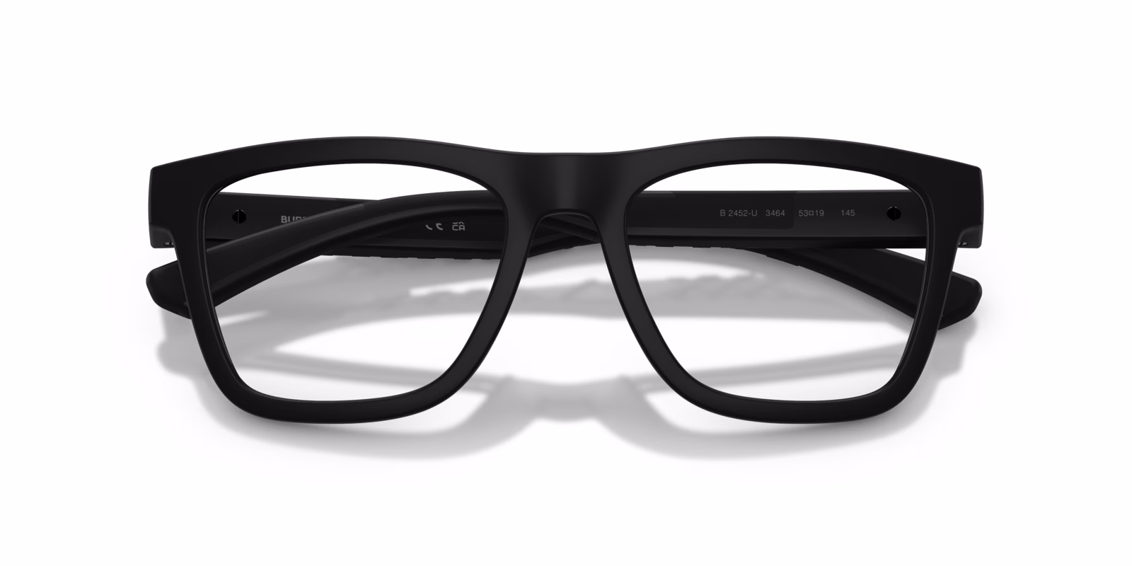 Burberry Be2452U 1 Burberry BE2452U 3464 - Matte Black