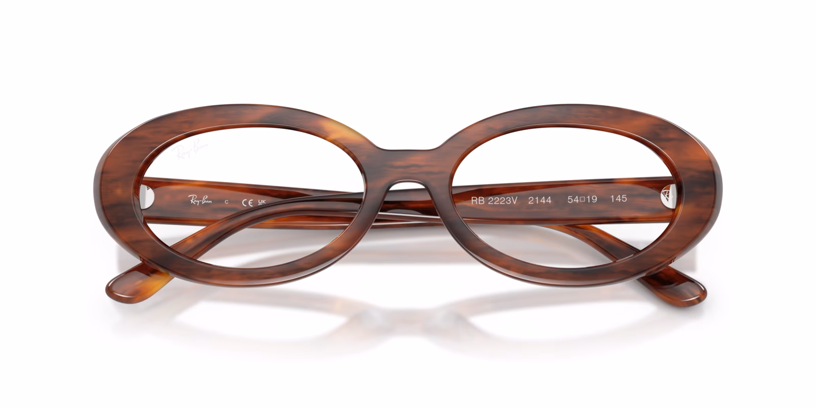 Ray-Ban Rx2223V 7 Ray-Ban RX2223V 2144 - Striped Havana