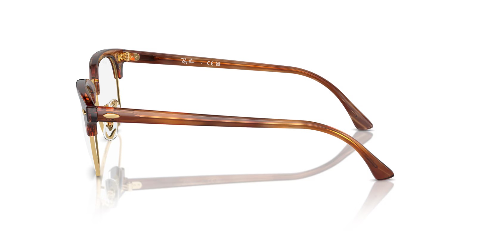 Ray-Ban Rx5154 Clubmaster 30 Ray-Ban RX5154 8375 - Stripe Brown