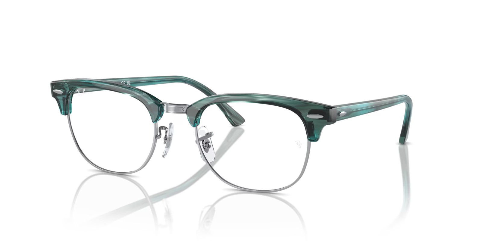 Ray-Ban Rx5154 Clubmaster 32 Ray-Ban RX5154 8377 - Stripe Green