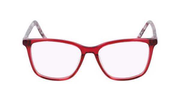 Marchon M-5024N 625 - Crystal Red / Red Marble