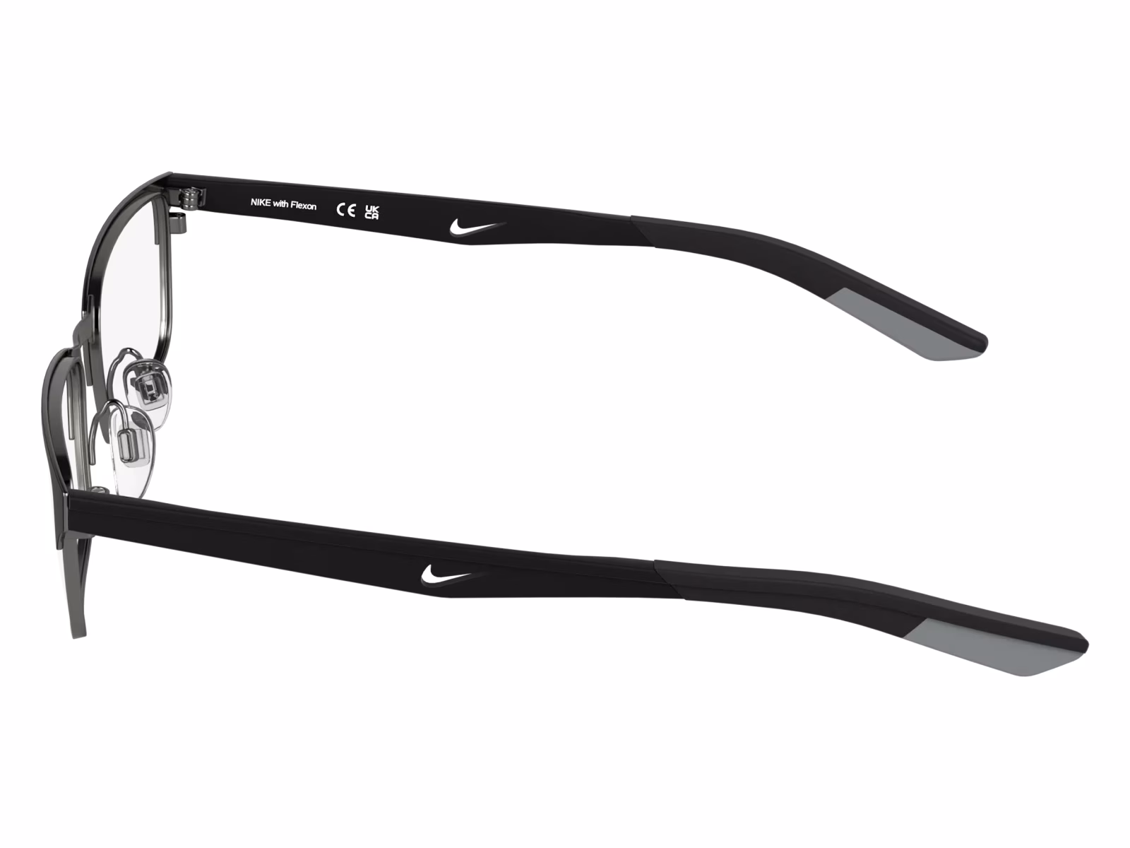 Nike 4645 3 Nike 4645 001 - Matte Black / Gunmetal - Side