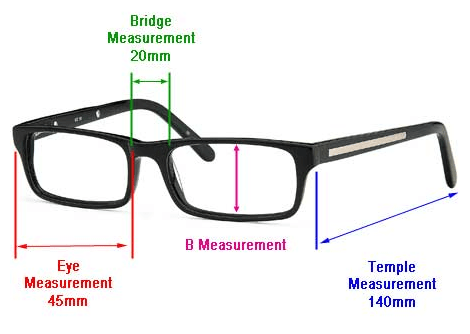 Buying Glasses Online 2 Frame Measurements