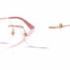 Dolce&Gabbana DG1363 1298 - Rose Gold eyeglasses angle view