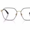 Dolce&Gabbana DG1366 1334 - Gold/Black eyeglasses front view