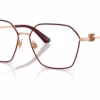 Dolce&Gabbana DG1366 1351 - Pink Gold/Bordeaux eyeglasses angle view