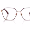 Dolce&Gabbana DG1366 1351 - Pink Gold/Bordeaux eyeglasses front view