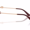 Dolce&Gabbana DG1366 1351 - Pink Gold/Bordeaux eyeglasses side view