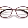 Dolce&Gabbana DG3363 3442 - Lace Bordeaux eyeglasses angle view