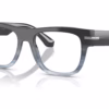 Dolce&Gabbana DG3407 3485 - Gradient Striped Blue eyeglasses angle view