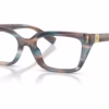 Dolce&Gabbana DG3436 3448 - Striped Blue eyeglasses angle view