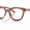 Dolce&Gabbana DG3437 3221 - Striped Brown eyeglasses angle view
