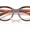 Dolce&Gabbana DG3437 3221 - Striped Brown eyeglasses angle view
