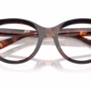 Dolce&Gabbana DG3437 3222 - Dark Red Havana eyeglasses angle view