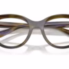 Dolce&Gabbana DG3437 3447 - Striped Olive eyeglasses angle view