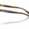 Dolce&Gabbana DG3437 3447 - Striped Olive eyeglasses side view