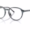 Dolce&Gabbana DG3444 3482 - Blue On Striped Blue eyeglasses angle view