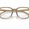 Dolce&Gabbana DG3445 3480 - Green On Striped Green eyeglasses angle view