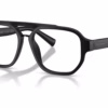 Dolce&Gabbana DG3447 2525 - Matte Black eyeglasses angle view