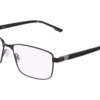 Flexon E1177 002 - Matte Black eyeglasses angle view
