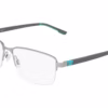Flexon E1178 040 - Matte Silver eyeglasses angle view