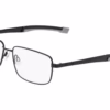 Flexon E1181 002 - Matte Black eyeglasses angle view
