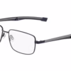 Flexon E1181 413 - Matte Navy eyeglasses angle view