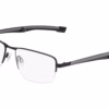 Flexon E1182 002 - Matte Black eyeglasses angle view