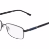 Flexon H6092 001 - Black eyeglasses angle view