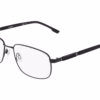 Flexon H6093 001 - Black eyeglasses angle view