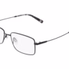 Flexon H6096 001 - Black eyeglasses angle view