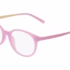 Flexon J4028 662 - Milky Pink eyeglasses angle view