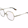 Lacoste L2327 714 - Gold Havana eyeglasses angle view