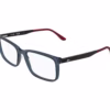 Lacoste L2993 412 - Transparent Navy eyeglasses angle view