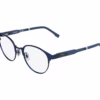 Lacoste L3115 424 - Matte Blue eyeglasses angle view