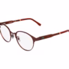 Lacoste L3115 601 - Matte Burgundy eyeglasses angle view