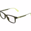 Lacoste L3665 275 - Transparent Khaki eyeglasses angle view