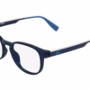 Lacoste L3666 410 - Transparent Blue eyeglasses angle view