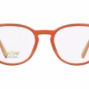 Lacoste L3666 615 - Transparent Orange Lumi eyeglasses front view