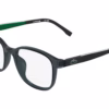 Lacoste L3667 035 - Transparent Grey eyeglasses angle view