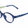 Lacoste L3668 410 - Transparent Blue eyeglasses angle view