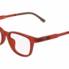 Lacoste L3669 615 - Transparent Orange Lumi eyeglasses angle view