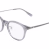 Lacoste L4018LB 035 - Transparent Grey eyeglasses angle view