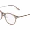 Lacoste L4018LB 202 - Transparent Taupe eyeglasses angle view