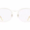Lacoste L4018LB 749 - Transparent Yellow eyeglasses front view
