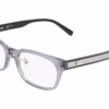 Lacoste L4021LB 035 - Transparent Grey eyeglasses angle view